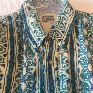 Mens Bugle Boy Company shirt sleeve, button down shirt